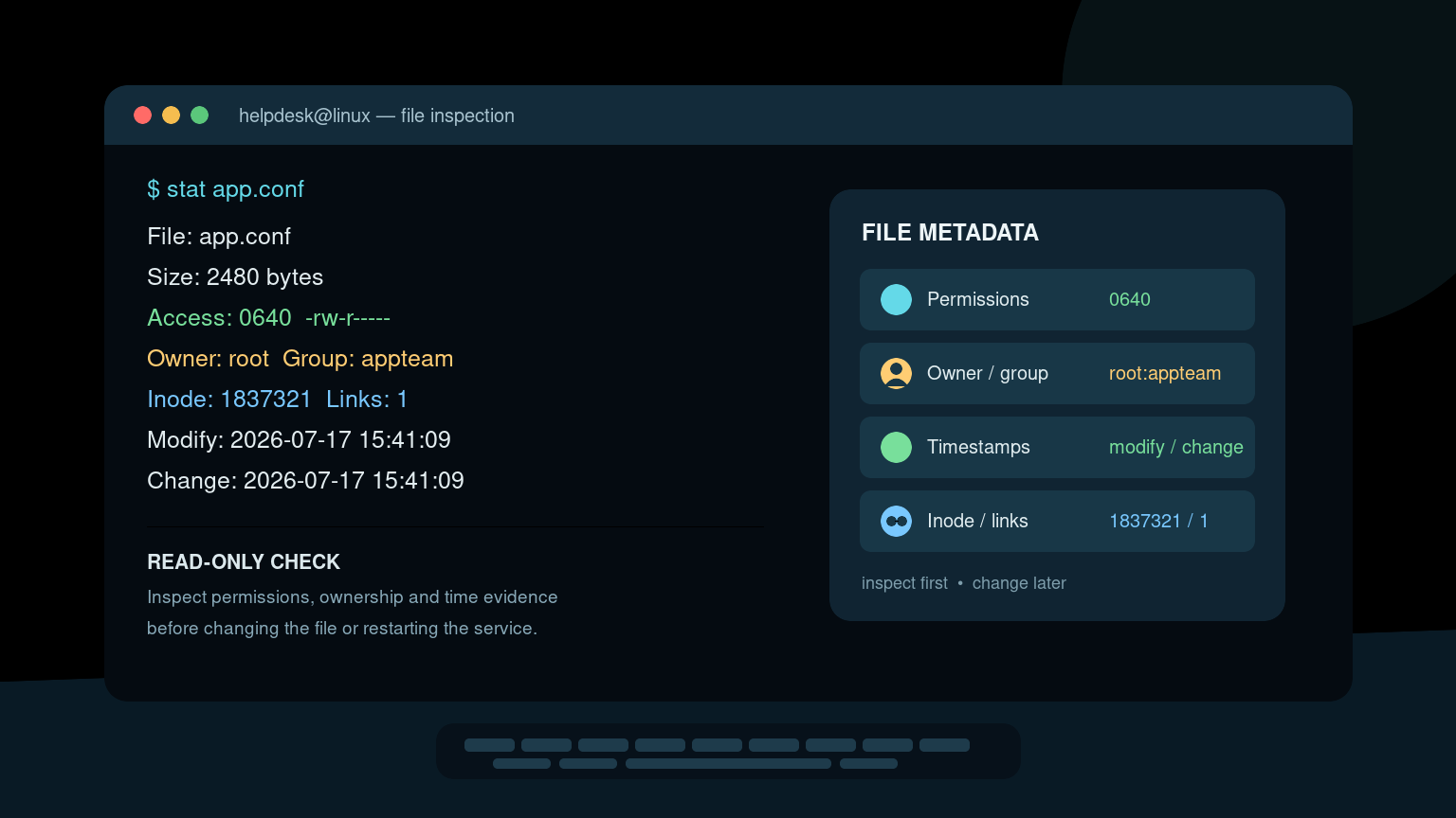 Linux stat Command: Check File Details Fast